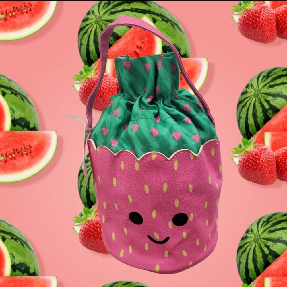 Expressions Girl's Funny Face Barrel Bag